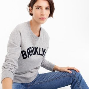 Jcrew Brooklyn pullover sweatshirt Sz Sm NWT